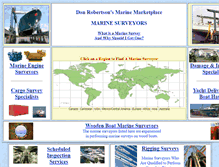 Tablet Screenshot of marinesurveyor.com